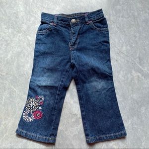 Old Navy Floral 18-24 Jean Pants